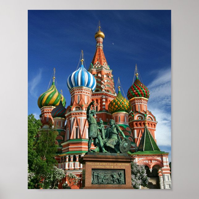 Saint Basil's Cathedral Moskva, Russia Poster (Front)