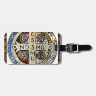 SAINT BENEDICT CATHOLIC 09 CUSTOMIZABLE PRODUCTS LUGGAGE TAG