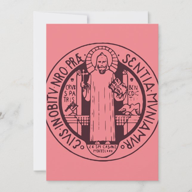 Saint Benedict Medal Invitation (Front)