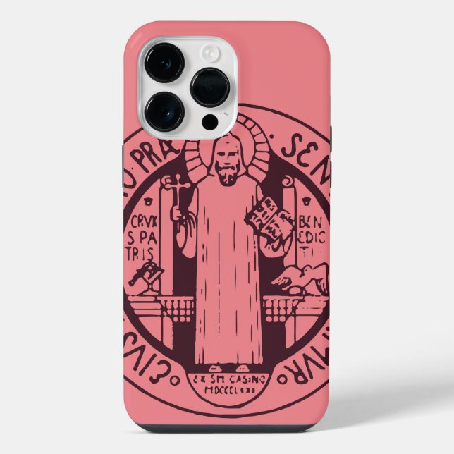 Saint Benedict Medal iPhone Case (Back)