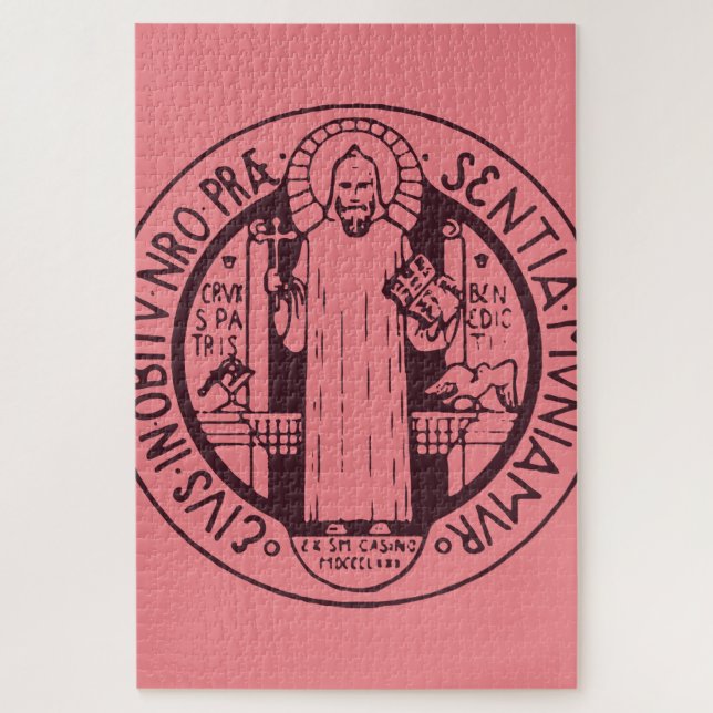 Saint Benedict Medal Jigsaw Puzzle (Vertical)