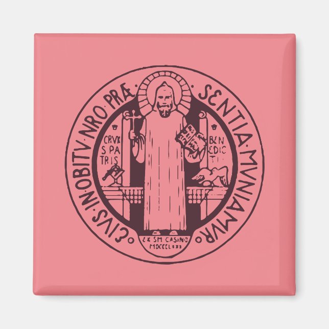 Saint Benedict Medal Magnet (Front)