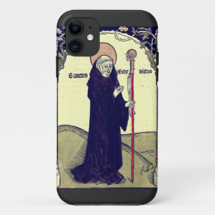 Saint  Benedict of Nursia Abbot of Monte Cassino iPhone 11 Case
