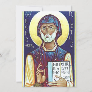 Saint Benedict of Nursia Thank You Card