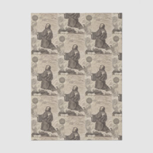 Saint Benedict of Nursia  Tissue Paper