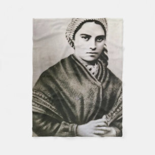 Saint Bernadette Fleece Blanket