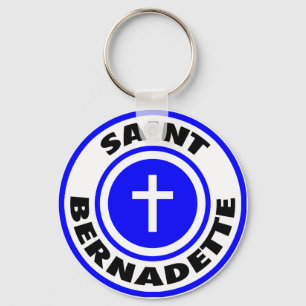 Saint Bernadette Keychain