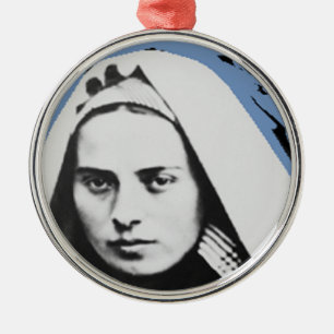 SAINT BERNADETTE METAL ORNAMENT