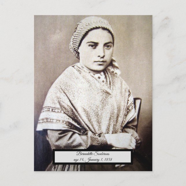 Saint Bernadette Postcard (Front)