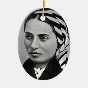 SAINT BERNADETTE SOUBIROUS CERAMIC ORNAMENT