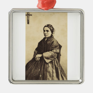 Saint Bernadette Soubirous Fine Art Metal Ornament