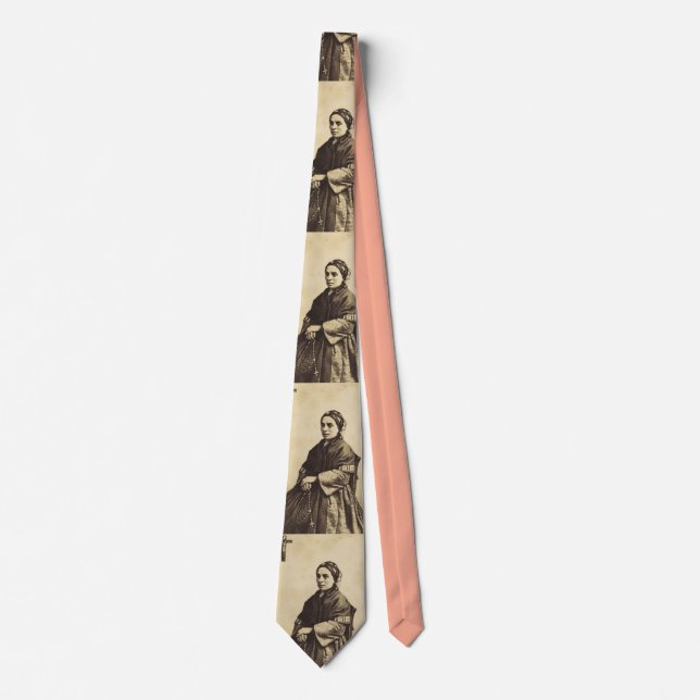 Saint Bernadette Soubirous Fine Art Tie (Front)