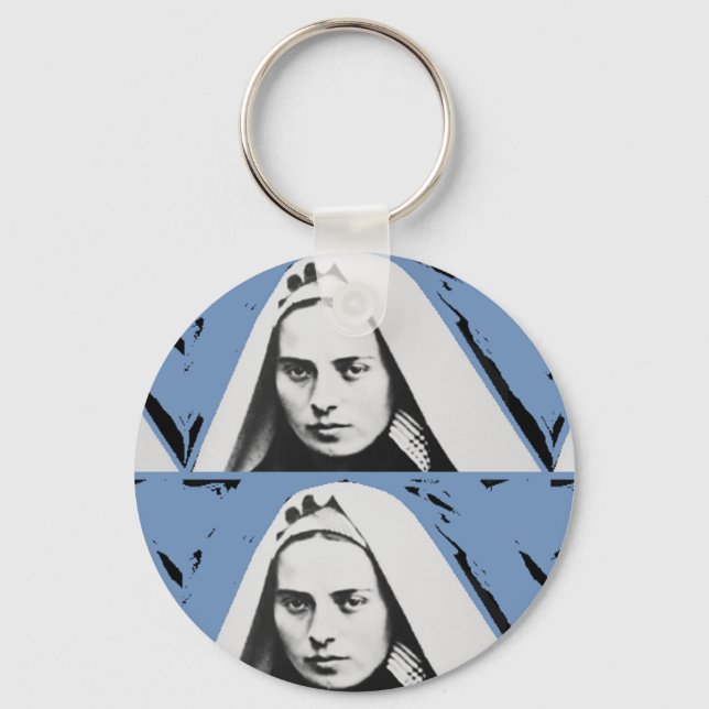 SAINT BERNADETTE SOUBIROUS KEYCHAIN (Front)
