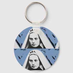 SAINT BERNADETTE SOUBIROUS KEYCHAIN