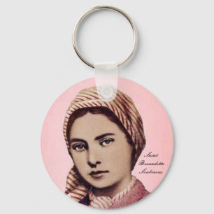 SAINT BERNADETTE SOUBIROUS KEYCHAIN