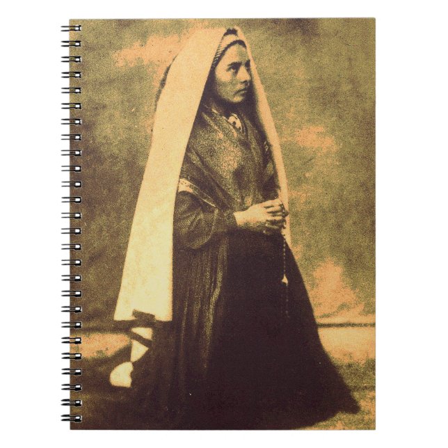 SAINT BERNADETTE SOUBIROUS NOTEBOOK (Front)