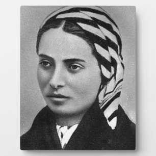 SAINT BERNADETTE SOUBIROUS PLAQUE