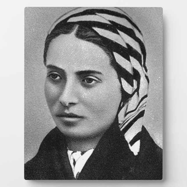 SAINT BERNADETTE SOUBIROUS PLAQUE (Front)