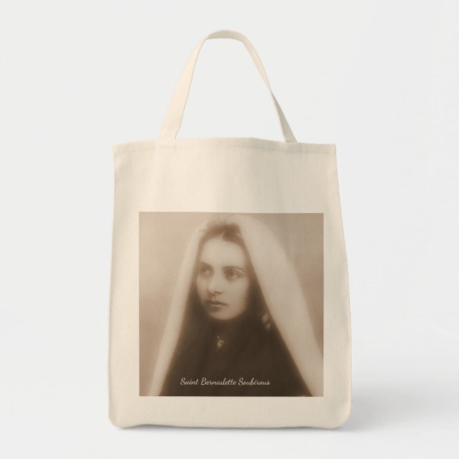 Saint Bernadette Soubirous Tote Bag (Front)