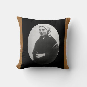 Saint Bernadette Throw Pillow