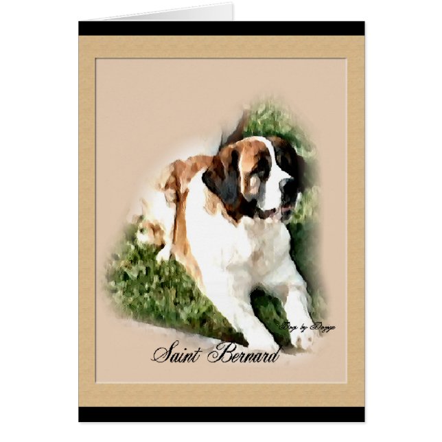 Saint Bernard Art Cadeaux (Devant)