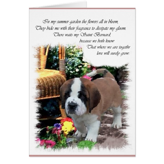 Saint Bernard Art Gifts (Front)
