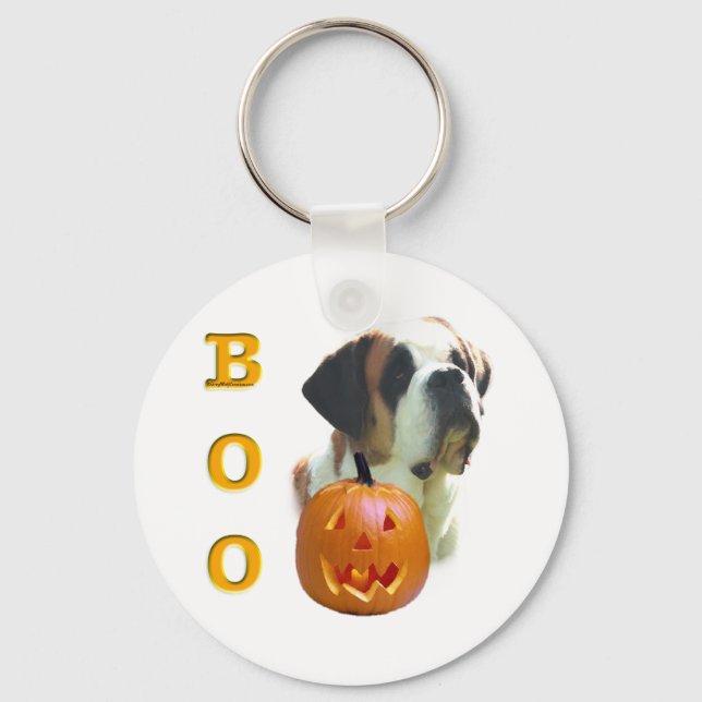Saint Bernard Boo Keychain (Front)