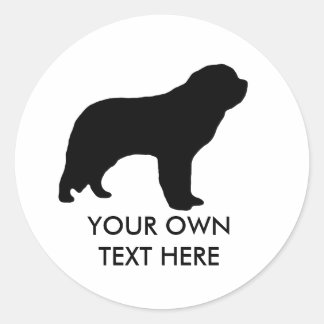 Saint Bernard Classic Round Sticker