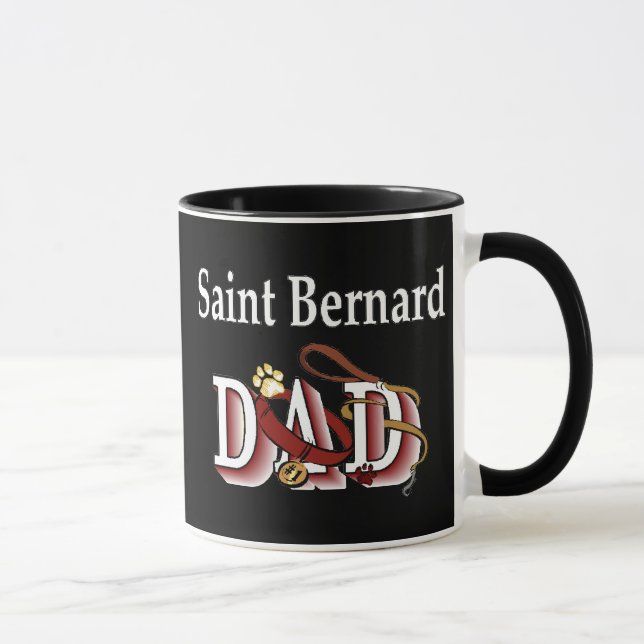 Saint Bernard Dad Mug (Right)