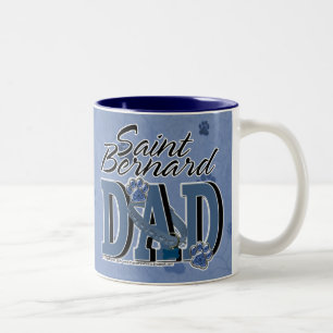 Saint Bernard DAD Two-Tone Coffee Mug
