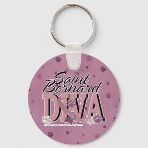 Saint Bernard DIVA Keychain