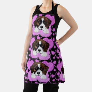 SAINT BERNARD DOG  APRON