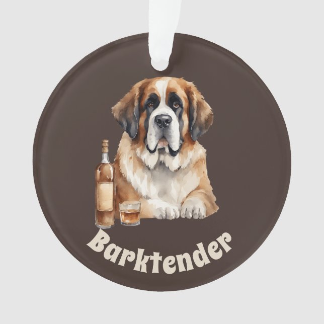 Saint Bernard Dog Barktender Extraordinair (devant)