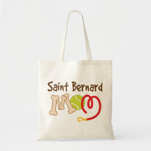 Saint Bernard Dog Breed Mom Gift Tote Bag
