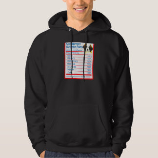 Saint Bernard Dog Breed Owner Funny Nutrition Fact Hoodie