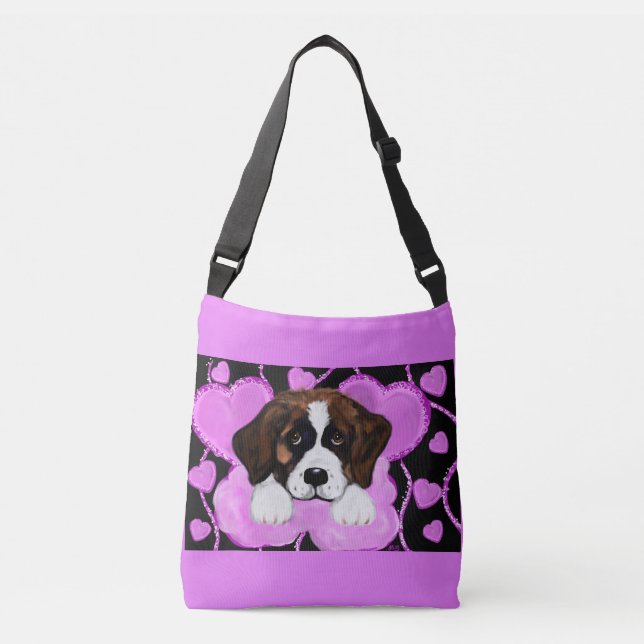 SAINT BERNARD DOG  CROSSBODY BAG (Front)