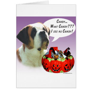 Saint Bernard Halloween Candy