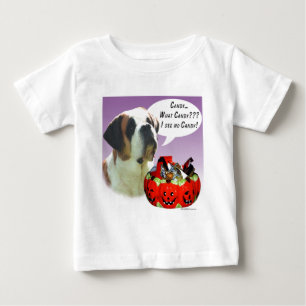 Saint Bernard Halloween Candy Baby T-Shirt