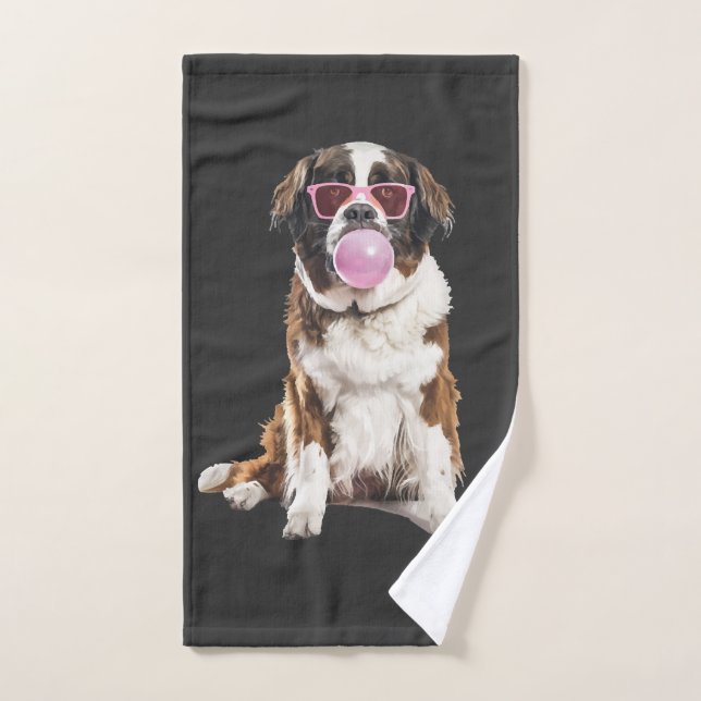 Saint Bernard Hand Towel (Hand Towel)