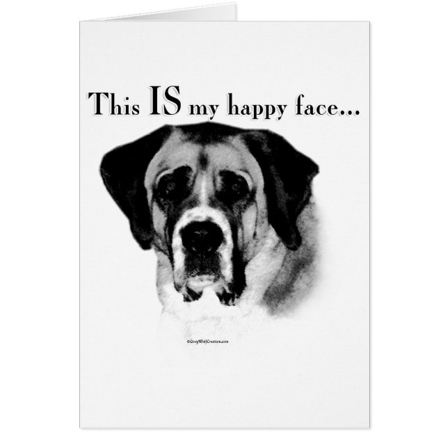 Saint Bernard Happy Face (Front)