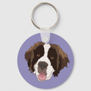 Saint Bernard  Keychain