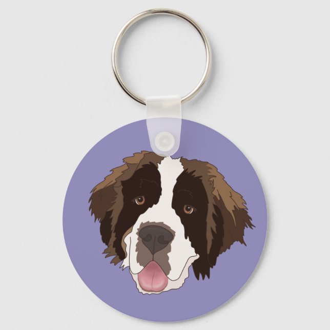 Saint Bernard  Keychain (Front)