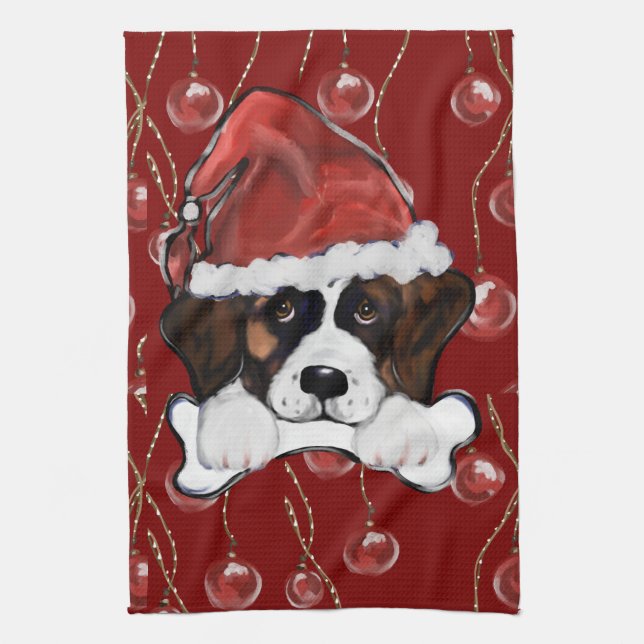 Saint Bernard  Kitchen Towel (Vertical)