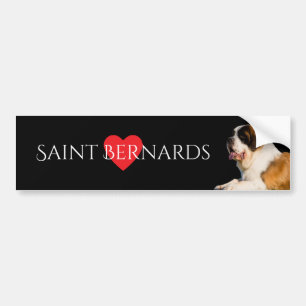 Saint Bernard Lover Bumper Sticker