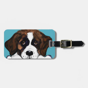 Saint Bernard Luggage Tag