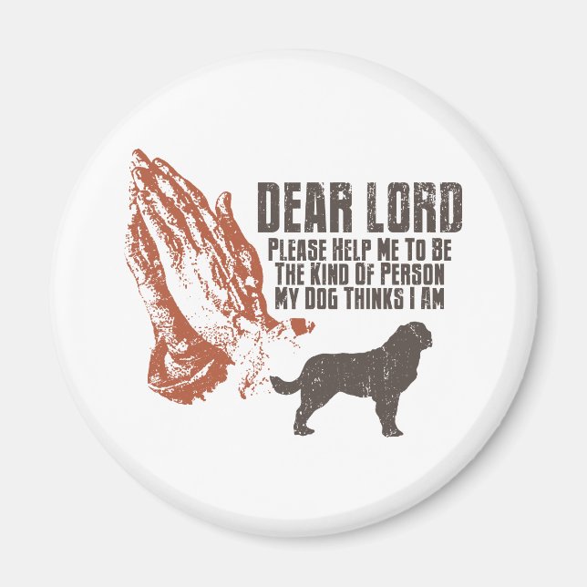 Saint Bernard Magnet (Front)
