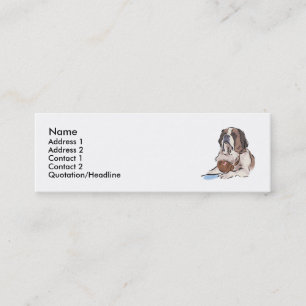 Saint Bernard Mini Business Card
