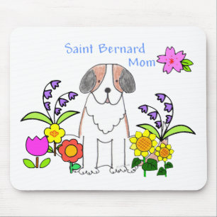Saint Bernard Mom Mousepad
