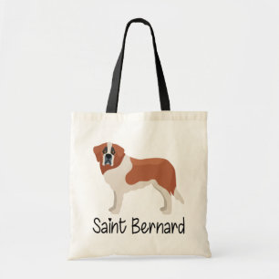 Saint Bernard Mom Puppy Dad Dog Rescue Puppies Tote Bag