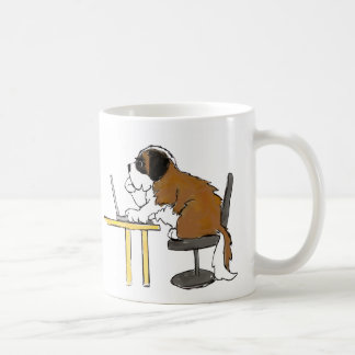 Saint Bernard Mug - Les médias sociaux des Slobber